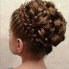 braids with curled into a bun